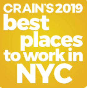 Crain's 2019 best places to work in NYC Logo
